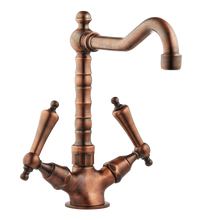 Load image into Gallery viewer, Country Farmhouse Kitchen Tap - Porcelain Levers