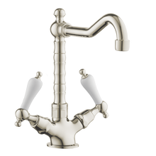 Load image into Gallery viewer, Country Farmhouse Kitchen Tap - Porcelain Levers