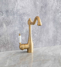 Load image into Gallery viewer, Country Farmhouse Kitchen Tap - Porcelain Levers