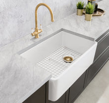 Load image into Gallery viewer, Mayfair Offset Butler Sink 30 inch
